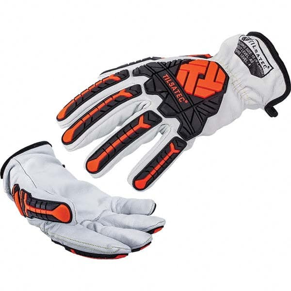 Tilsatec - Size M (8), ANSI Cut Lvl A6, ANSI Puncture Lvl 4, ANSI Abrasion Lvl 5, Cut & Puncture Resistant Gloves - Industrial Tool & Supply