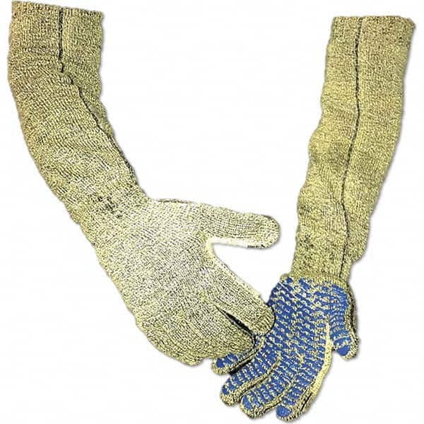 Tilsatec - Size M (8), ANSI Cut Lvl A9, Abrasion Lvl 3, PVC Coated Cut & Puncture Resistant Gloves - Industrial Tool & Supply