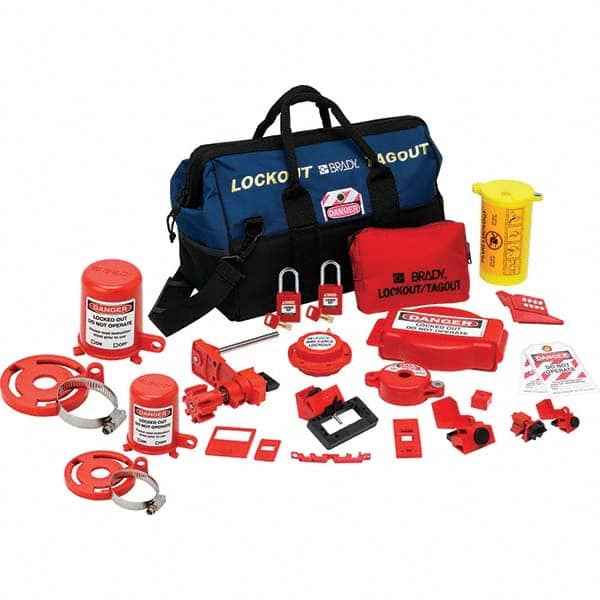 Brady - Empty Acrylic Padlock Station - Industrial Tool & Supply