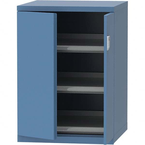LISTA - 45 Compartment Bright Blue Steel Modular Storage Cabinet - Industrial Tool & Supply