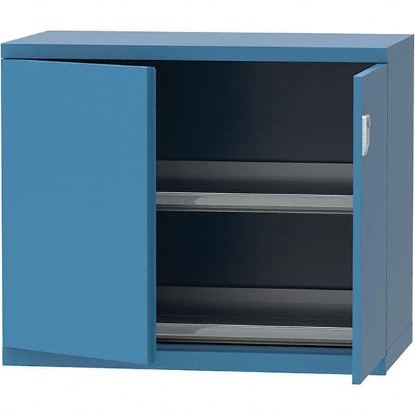 LISTA - 84 Compartment Bright Blue Steel Modular Storage Cabinet - Industrial Tool & Supply