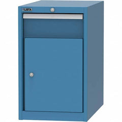 LISTA - 1 Drawer, 45 Compartment Bright Blue Steel Modular Storage Cabinet - Industrial Tool & Supply