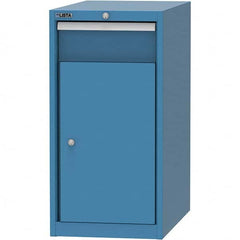 LISTA - 1 Drawer, 45 Compartment Bright Blue Steel Modular Storage Cabinet - Industrial Tool & Supply