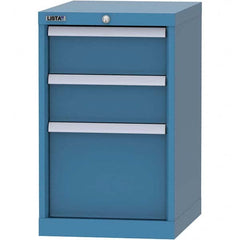 LISTA - 2 Drawer, 216 Compartment Bright Blue Steel Modular Storage Cabinet - Industrial Tool & Supply