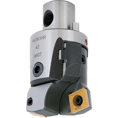 Techniks - Size D22, 0.945" Min Diam, Right Hand Modular Boring Cutting Unit Head - Industrial Tool & Supply
