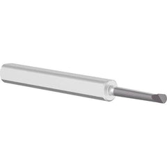 Criterion - 0.12" Min Bore Diam, 3/4" Max Bore Depth, 1/4" Shank Diam, Boring Bar - Industrial Tool & Supply