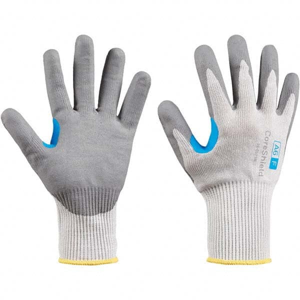 North - Size M (8), ANSI Cut Lvl A6, Puncture Lvl 1, Abrasion Lvl 6, Nitrile Coated Cut Resistant Gloves - Industrial Tool & Supply