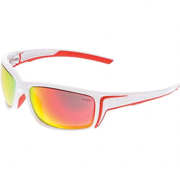 MCR Safety - Safety Glasses Type: Safety Lens Color Family: Red - Industrial Tool & Supply
