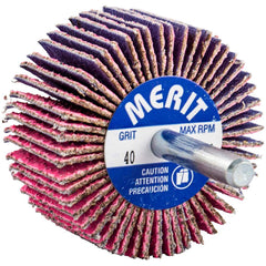 Merit Abrasives - Mounted Flap Wheels Abrasive Type: Coated Outside Diameter (Inch): 2 - Industrial Tool & Supply