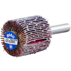 Merit Abrasives - Mounted Flap Wheels Abrasive Type: Coated Outside Diameter (Inch): 1 - Industrial Tool & Supply