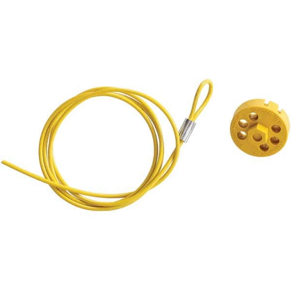 Brady - Cable Lockouts Cable Length (Feet): 4.917 Number of Lockout Points: 8 - Industrial Tool & Supply