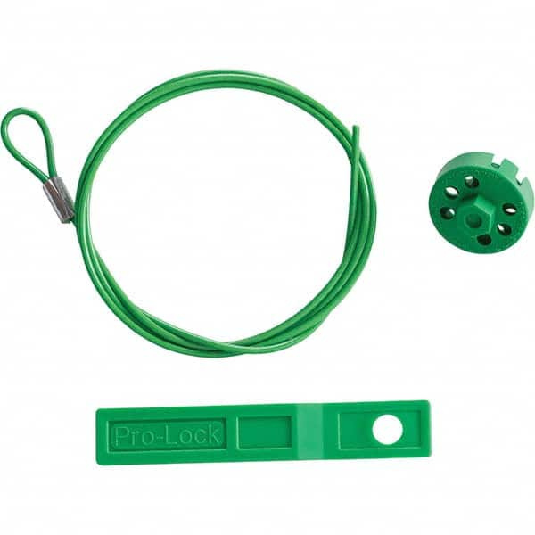 Brady - Cable Lockouts Cable Length (Feet): 4.917 Number of Lockout Points: 8 - Industrial Tool & Supply