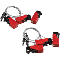 Brady - 1 6-Piece 1 Point Snap On Cable Lockout - Industrial Tool & Supply