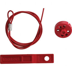 Brady - Cable Lockouts Cable Length (Feet): 4.917 Number of Lockout Points: 8 - Industrial Tool & Supply