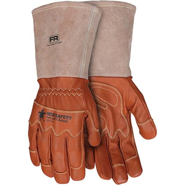 MCR Safety - Size XL Leather or Synthetic Leather General Protection Work Gloves - Industrial Tool & Supply