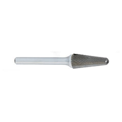 ‎SL-1 -1/4 × 5/8 LOC × 1/4 Shank × 2 OAL 14 Degree Included Angle Carbide Medium Right Hand Spiral Burr - Industrial Tool & Supply