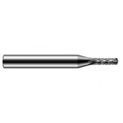 End Mills for Composites - 0.1250″ (1/8″) Cutter Diameter × 0.3750″ (3/8″) Length of Cut × 140° included Carbide Diamond Cut End Mill, 8 RH Teeth, 10 LH Teeth - Industrial Tool & Supply