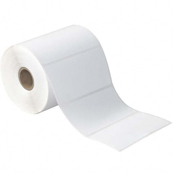 Value Collection - Pack of 12 Rolls, 735 Labels per Roll, 4" x 2" White Paper Thermal Labels - Industrial Tool & Supply