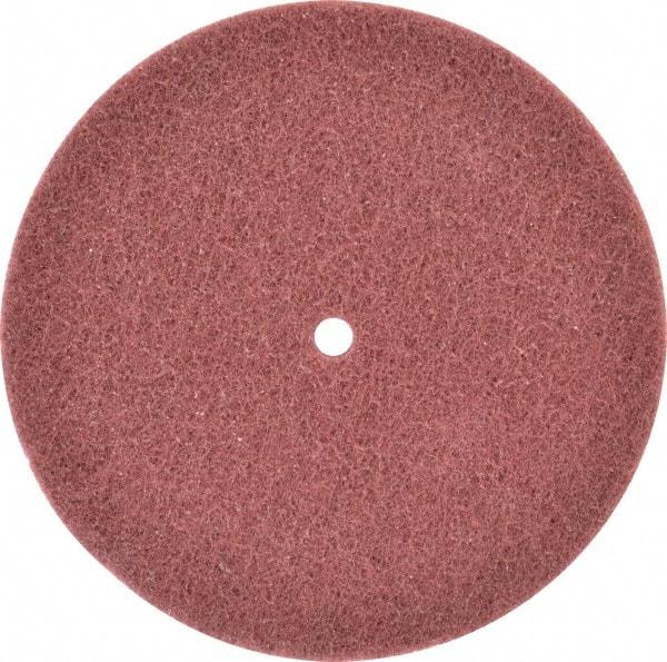Norton - 8" Very Fine Grade Deburring Disc - 1/2" Center Hole, Arbor Connection, 3,000 Max RPM - Industrial Tool & Supply