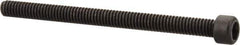 Value Collection - #1-72 UNF Hex Socket Drive, Socket Cap Screw - Alloy Steel, Black Oxide Finish, Partially Threaded, 1" Length Under Head - Industrial Tool & Supply
