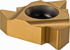 Seco - 27ER External Right Hand 4 UN Laydown Threading Insert - Grade CP500, TiAlN/TiN Coated Carbide, 15.88mm Inscribed Circle - Industrial Tool & Supply