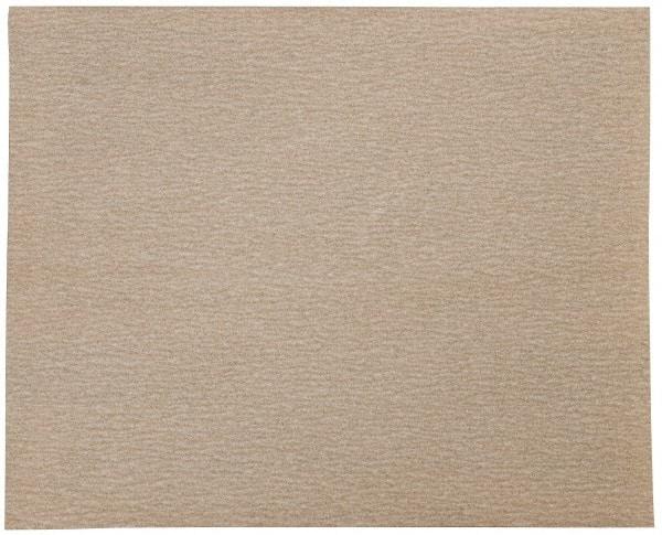 Norton - 220 Grit, Aluminum Oxide Sanding Sheet - 11" Long x 9" Wide, Very Fine Grade, A Weighted Paper Backing - Industrial Tool & Supply