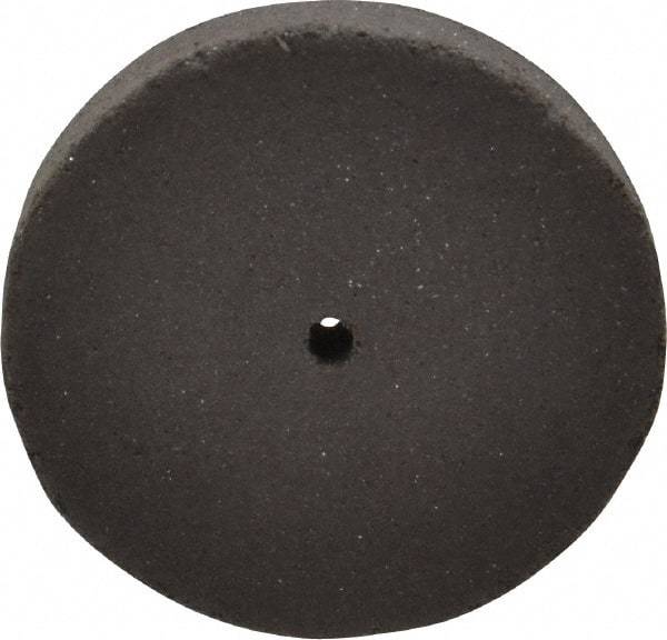 Cratex - 1" Diam x 1/16" Hole x 1/8" Thick, Surface Grinding Wheel - Silicon Carbide, Medium Grade, 25,000 Max RPM, Rubber Bond, No Recess - Industrial Tool & Supply