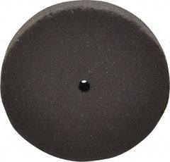 Cratex - 1" Diam x 1/16" Hole x 1/8" Thick, Surface Grinding Wheel - Silicon Carbide, Medium Grade, 25,000 Max RPM, Rubber Bond, No Recess - Industrial Tool & Supply
