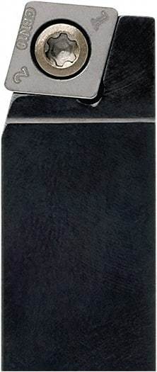 Seco - SCBC, Left Hand Cut, 75° Lead Angle, 16mm Shank Height x 16mm Shank Width, Neutral Rake Indexable Turning Toolholder - 100mm OAL, CC..09T3.. Insert Compatibility, Series Screw Lock - Industrial Tool & Supply