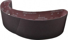 Norton - 6" Wide x 60" OAL, 60 Grit, Aluminum Oxide Abrasive Belt - Aluminum Oxide, Medium, Coated, X Weighted Cloth Backing, Series R228 - Industrial Tool & Supply