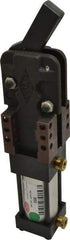 De-Sta-Co - 3,000 Lb Inner Hold Capacity, Vert Mount, Air Power Hold-Down Toggle Clamp - 3/8 NPT Port, 180° Bar Opening - Industrial Tool & Supply