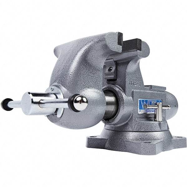 Wilton - Bench & Pipe Combination Vises Jaw Width (Inch): 6-1/2 Jaw Opening Capacity (Inch): 7-1/4 - Industrial Tool & Supply