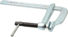 Bessey - 5-1/2" Deep Throat, 8" Max Capacity, Standard Sliding Arm Clamp - 1,320 Lb Clamping Pressure, 0.7" Spindle Diam - Industrial Tool & Supply