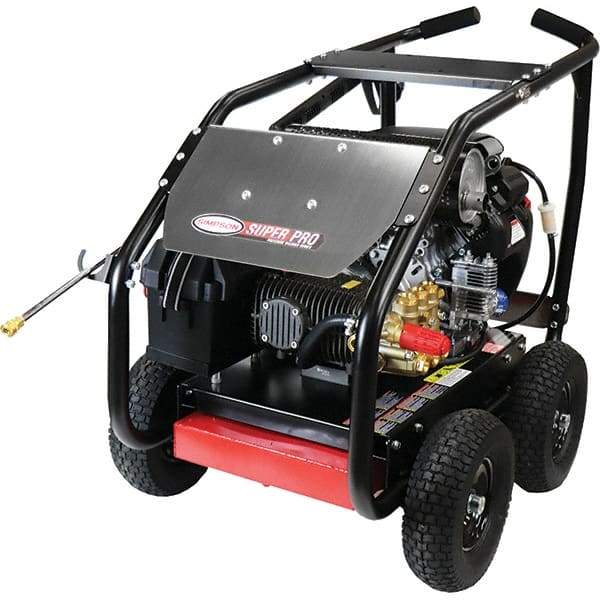 Simpson - Gas, 22.1 hp, 5,000 psi, 5 GPM, Cold Water Pressure Washer - Comet Triplex, 50' x 3/8" Hose - Industrial Tool & Supply