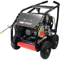 Simpson - Gas, 22.1 hp, 5,000 psi, 5 GPM, Cold Water Pressure Washer - Comet Triplex, 50' x 3/8" Hose - Industrial Tool & Supply