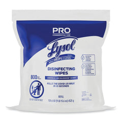 Wipes; Wipe Type: Disinfecting; Wipe Form: Pre-Moistened; Scent: Lemon & Lime Blossom; Container Type: Refill; Material: Nonwoven Fiber; Wipe Color: White; Sheet Length: 8; Sheet Width: 6; Sheets per Pack: 800