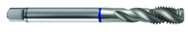 M24x3.0 6H 4-Flute PM Cobalt Blue Ring Semi-Bottoming 40 degree Spiral Flute Tap-Bright - Industrial Tool & Supply