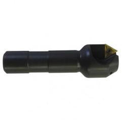 60° Point- 0.212" Min- 0.5" SH- Indexable Countersink & Chamfering Tool - Industrial Tool & Supply