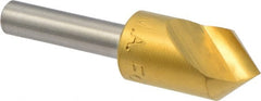 M.A. Ford - 1/2" Head Diam, 1/4" Shank Diam, 1 Flute 82° High Speed Steel Countersink - Industrial Tool & Supply
