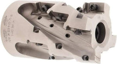 Iscar - 12 Inserts, 2" Cut Diam, 3/4" Arbor Diam, 2.1" Max Depth of Cut, Indexable Square-Shoulder Face Mill - 0° Lead Angle, 3.15" High, P290 AC.T 1806.. Insert Compatibility, Through Coolant, Series MillShred - Industrial Tool & Supply