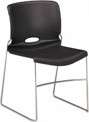 Hon - Polypropylene Lava Stacking Chair - Chrome Frame, 19 Inch Wide x 21 Inch Deep x 29 Inch High - Industrial Tool & Supply