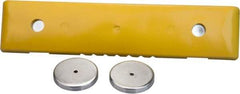 PRO-SAFE - 18" Long x 4" Wide x 1" High, Bumper - Yellow, Plastic - Industrial Tool & Supply