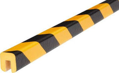 PRO-SAFE - Polyurethane Foam Type G Edge Guard - Yellow/Black, 1" High Side - Industrial Tool & Supply