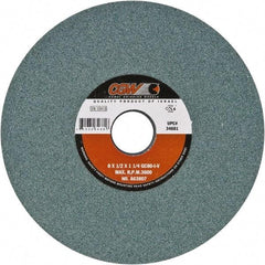 Camel Grinding Wheels - 8" Diam x 1-1/4" Hole x 1/4" Thick, I Hardness, 80 Grit Surface Grinding Wheel - Silicon Carbide, Type 1, Fine Grade, Vitrified Bond, No Recess - Industrial Tool & Supply