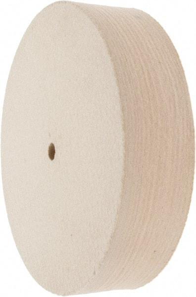 Value Collection - 8" Diam x 2" Thick Unmounted Buffing Wheel - 1 Ply, Polishing Wheel, 1/2" Arbor Hole, Hard Density - Industrial Tool & Supply