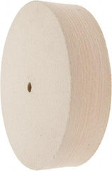 Value Collection - 8" Diam x 2" Thick Unmounted Buffing Wheel - 1 Ply, Polishing Wheel, 1/2" Arbor Hole, Hard Density - Industrial Tool & Supply