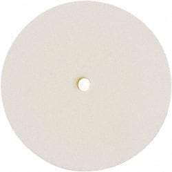 Value Collection - 8" Diam x 1" Thick Unmounted Buffing Wheel - 1 Ply, Polishing Wheel, 1/2" Arbor Hole, Hard Density - Industrial Tool & Supply