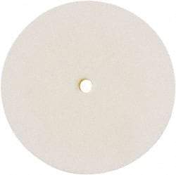 Value Collection - 8" Diam x 3/4" Thick Unmounted Buffing Wheel - 1 Ply, Polishing Wheel, 1/2" Arbor Hole, Hard Density - Industrial Tool & Supply