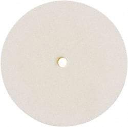 Value Collection - 8" Diam x 1/2" Thick Unmounted Buffing Wheel - 1 Ply, Polishing Wheel, 1/2" Arbor Hole, Hard Density - Industrial Tool & Supply