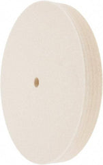 Value Collection - 8" Diam x 1" Thick Unmounted Buffing Wheel - 1 Ply, Polishing Wheel, 1/2" Arbor Hole, Medium Density - Industrial Tool & Supply